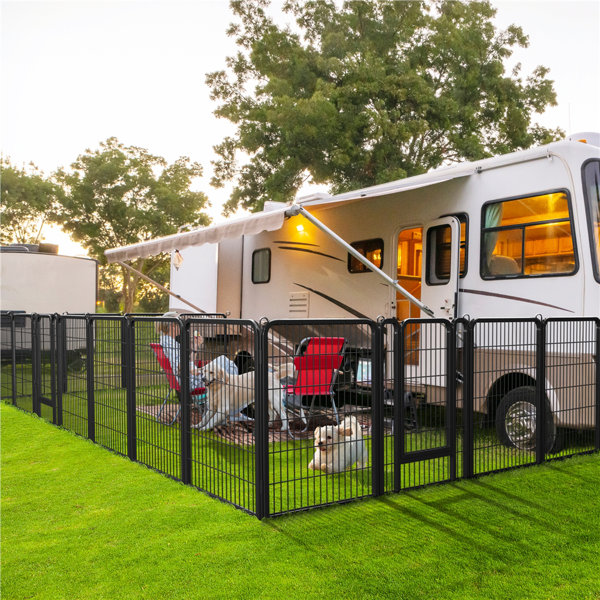 Yaheetech Outdoor Metal Dog Pen & Reviews Wayfair